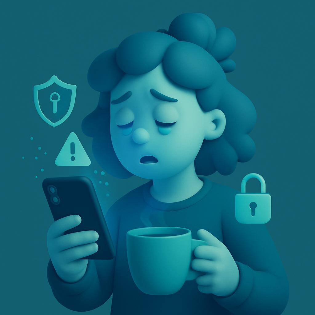 Phishing link concept