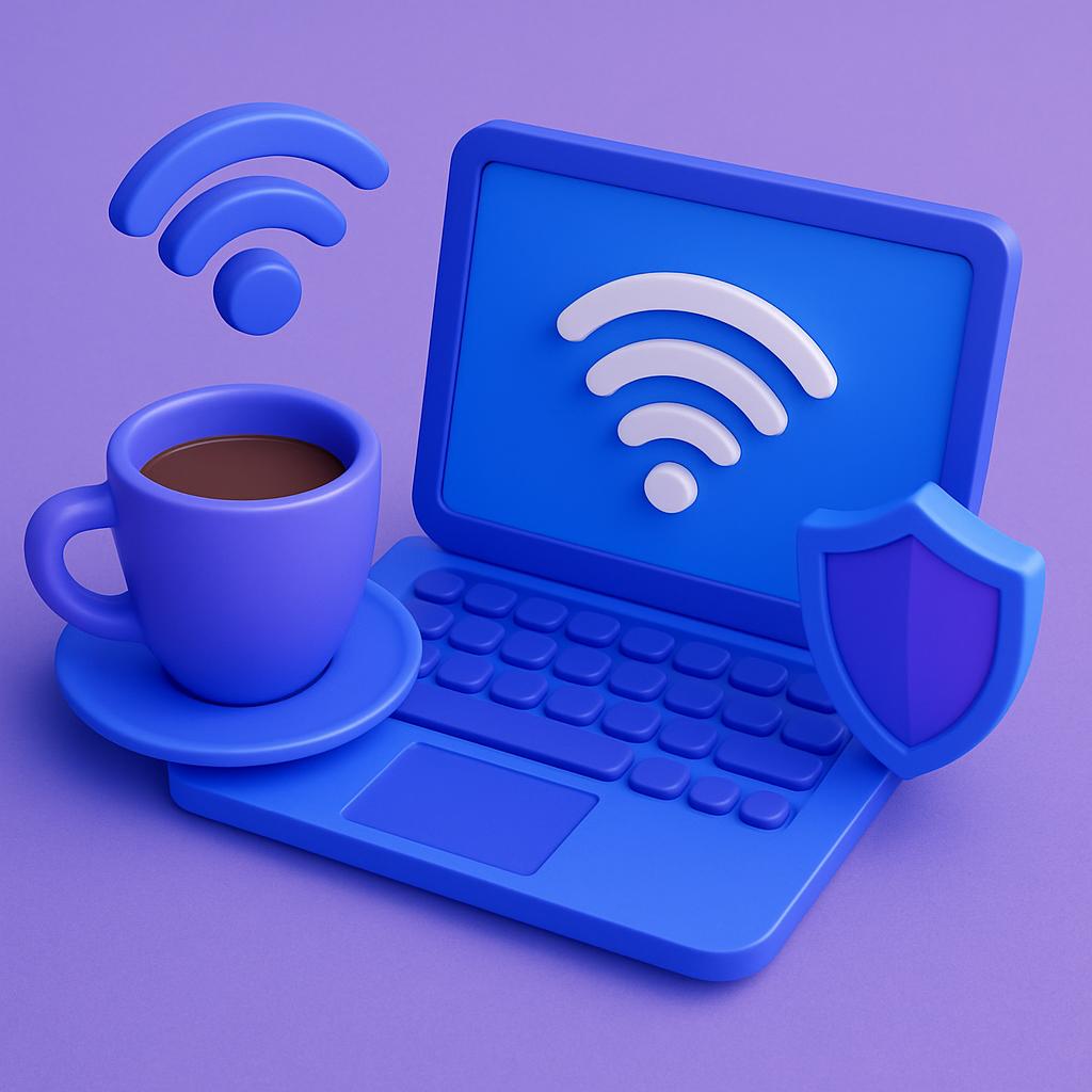 Public WiFi security concept